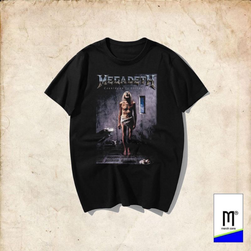 Megadeth Countdown to Extention (Oversized) Kaos Band Megadeth / Kaos Musik Megadeth