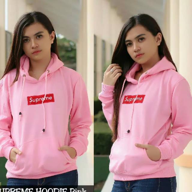 Sweater Wanita Murah Supreme Hodie Fleece 4 warna