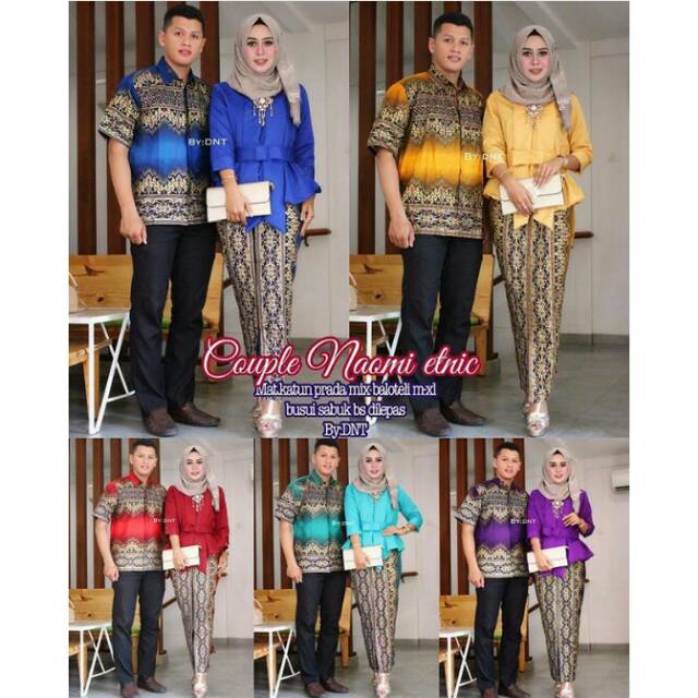 Baju Batik Couple Naomi Etnic / Batik Sarimbit (geser untuk melihat yang lain)