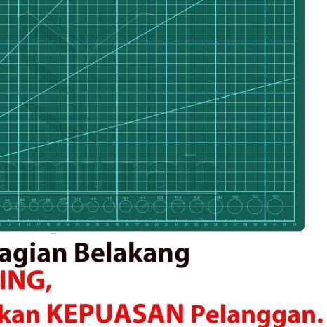 

Ω Cutting Mat Joyko Ukuran A3 / Alas Potong Kertas / Cutter Hijau CM-A3 ♠