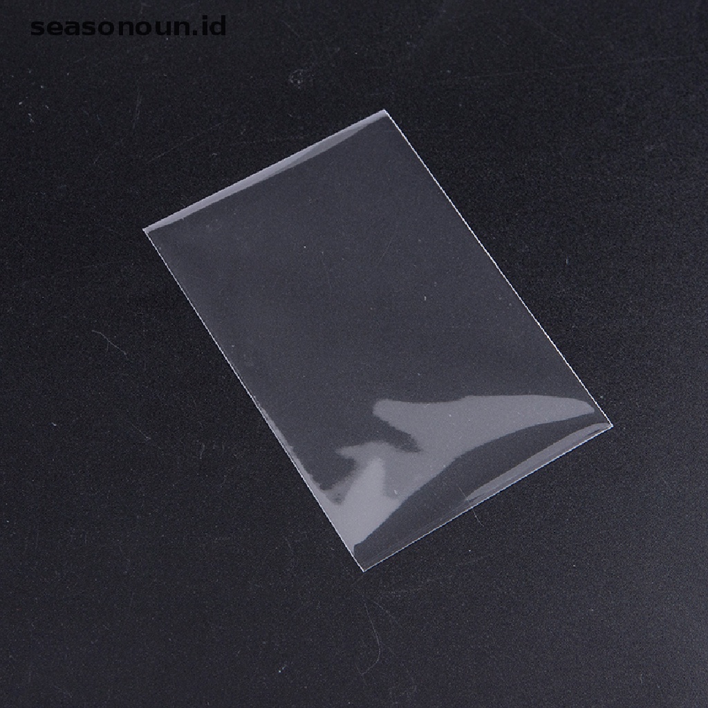 【seasonoun】 100Pcs 61x88 Transparent Collection Card Film Card Game Protector Kill Sleeves ID