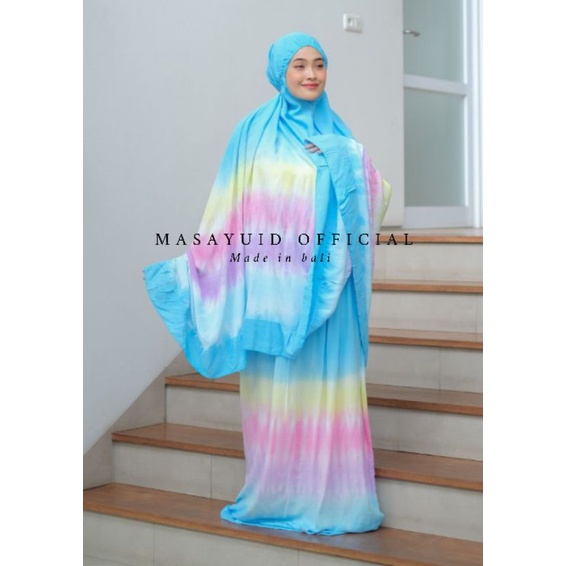 MUKENA BALI PELANGI TIEDYE JUMBO PREMIUM