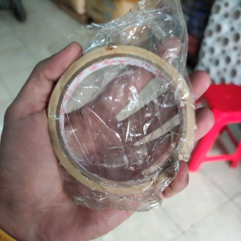 

dobel tape solasi depan belakang