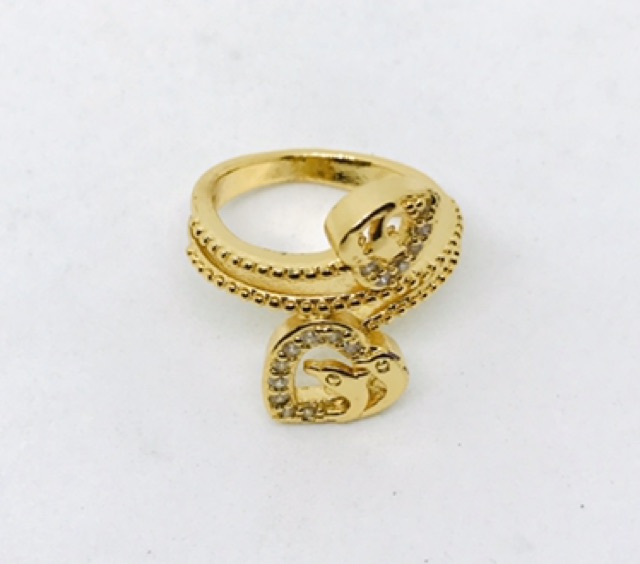 Cincin wanita //cincin love tarung //perhiasan replika berlian //cincin