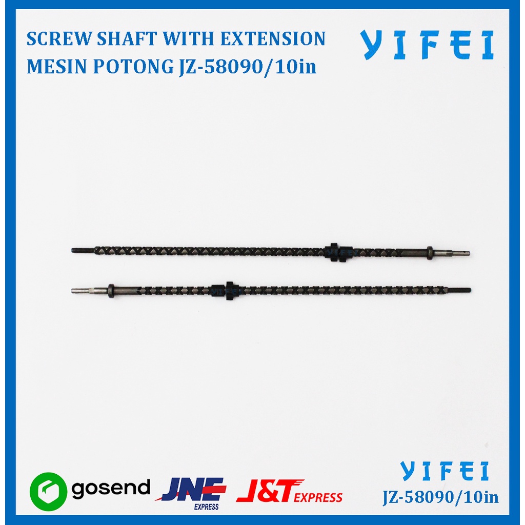 SCREW SHAFT WITH EXTENSION M-106(10&quot;) MESIN POTONG KM YIFEI-58090/10in