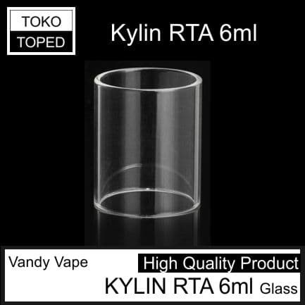 Kaca KYLIN RTAx 6ml Replacement warna glass bening