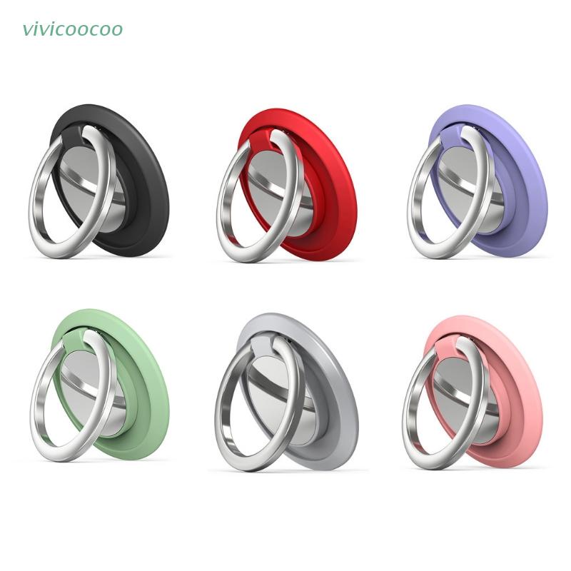 VIVI   Metal 360 Rotation Finger Ring Mobile Phone Stand for Magnetic Car Mount Holder