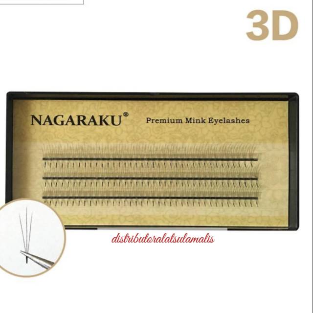 Nagaraku 3d Premium Fan made Lashes bulumata volume / russian volume eyelash extension