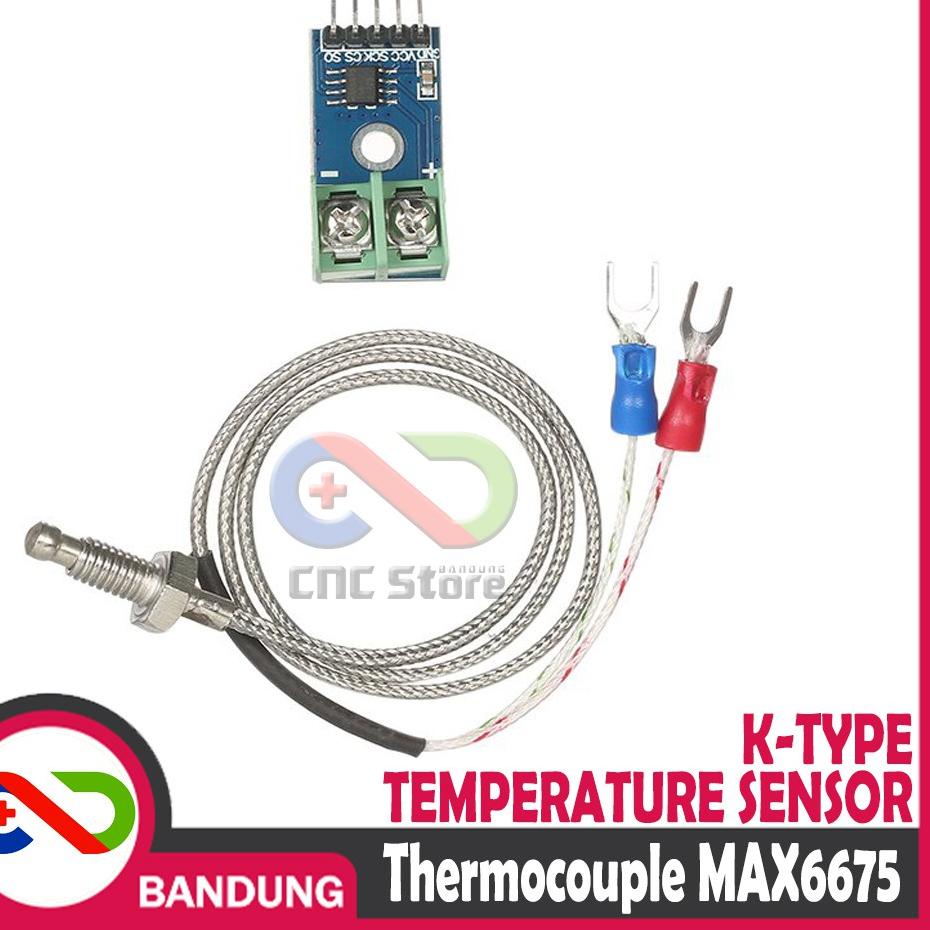 Seller Resmi K TYPE-K THERMOCOUPLE MAX6675 MODULE HIGH TEMPERATURE SENSOR FOR ARDUINO SENSOR SUHU