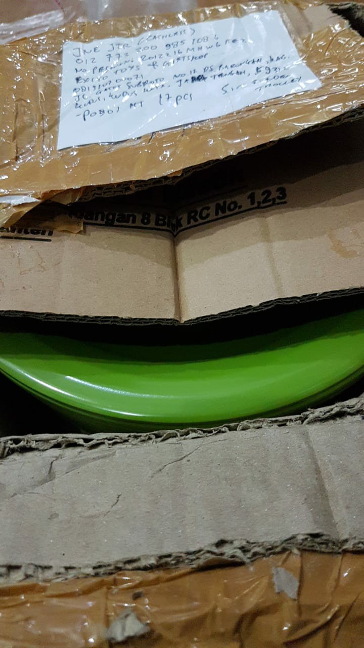 Piring Melamin Golden Flying Fish 0901