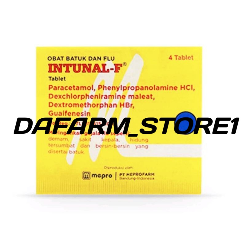 Intunal Forte / Intunal Kaplet / Demam / Flu / Sakit Kepala / Batuk / Bersin-bersin