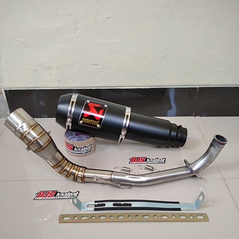 Knalpot akrapovic Nmax Aerox 155 Vario Beat street Scoopy new Xride mio soul Adv pcx Genio-Doff -aerox