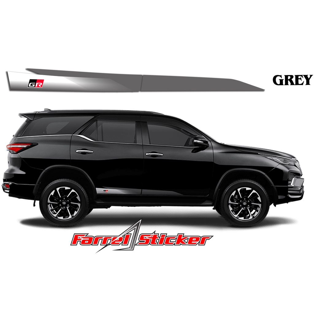 Stiker FORTUNER sticker STRIPING GR SPORT