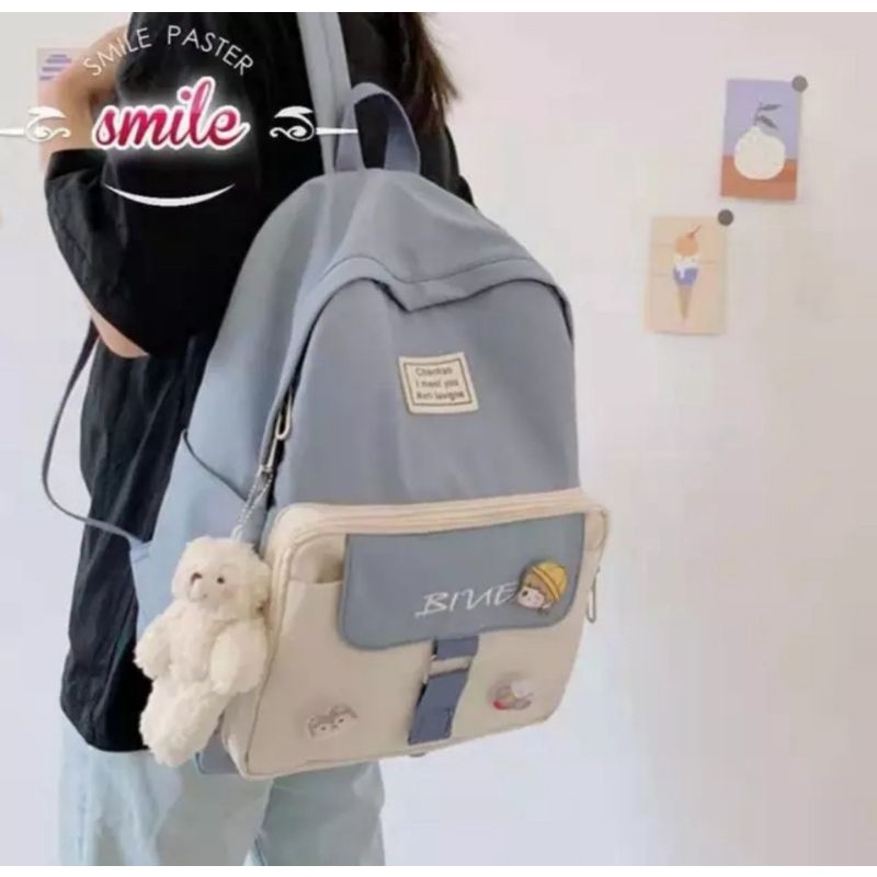 marysa bag - Tas ransel anak sekolah promosi termurah 2022 / TK SD PAUD NGAJi Tas BONEKA GREE