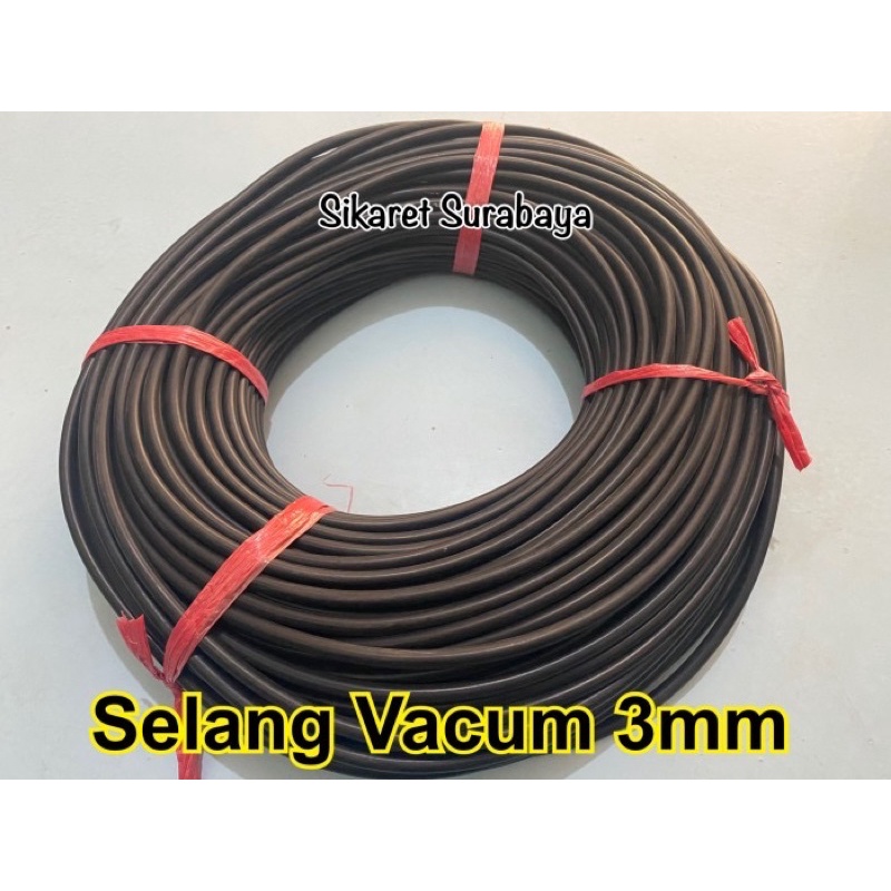 Selang Vacuum Vacum Vakum Wiper Karet Sintetis 3 mm 3mm