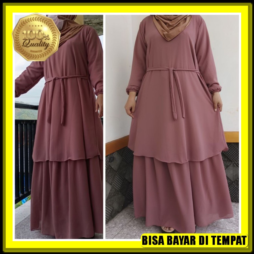 Zoya Maxy / Gamis Terbaru 2022 Modern Lebaran / Gamis Polos Bahan Katun Adem / Gamis Rayon Premium /