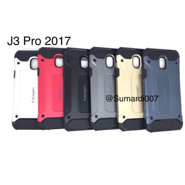 Spigen Tough Armor Tech Case Samsung J3 Pro 17 J330 Iron Transformers Robot Shopee Indonesia