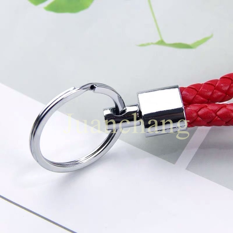 1pc Gantungan Kunci Mobil / Tas Handmade DIY Bahan Kulit PU Untuk Pria / Wanita Gantungan kunci kepang / braid keychain / keychain braid /gantungan kunci mobil / gantungan kunci sepeda motor