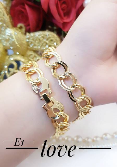 Xuping set perhiasan lapis emas 24k 2685j