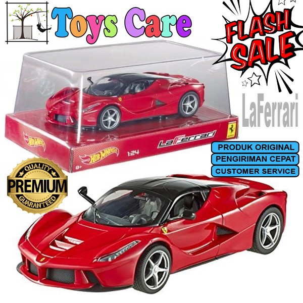 HOTWHEELS skala 24 LA FERRARI LAFERRARI MERAH - 599XX ENZO F12 BERLINETTA GTB