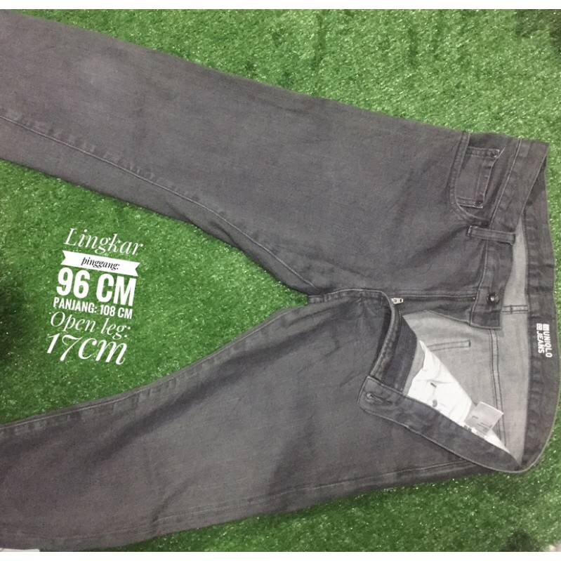 celana jeans pria uniqlo selvedge original