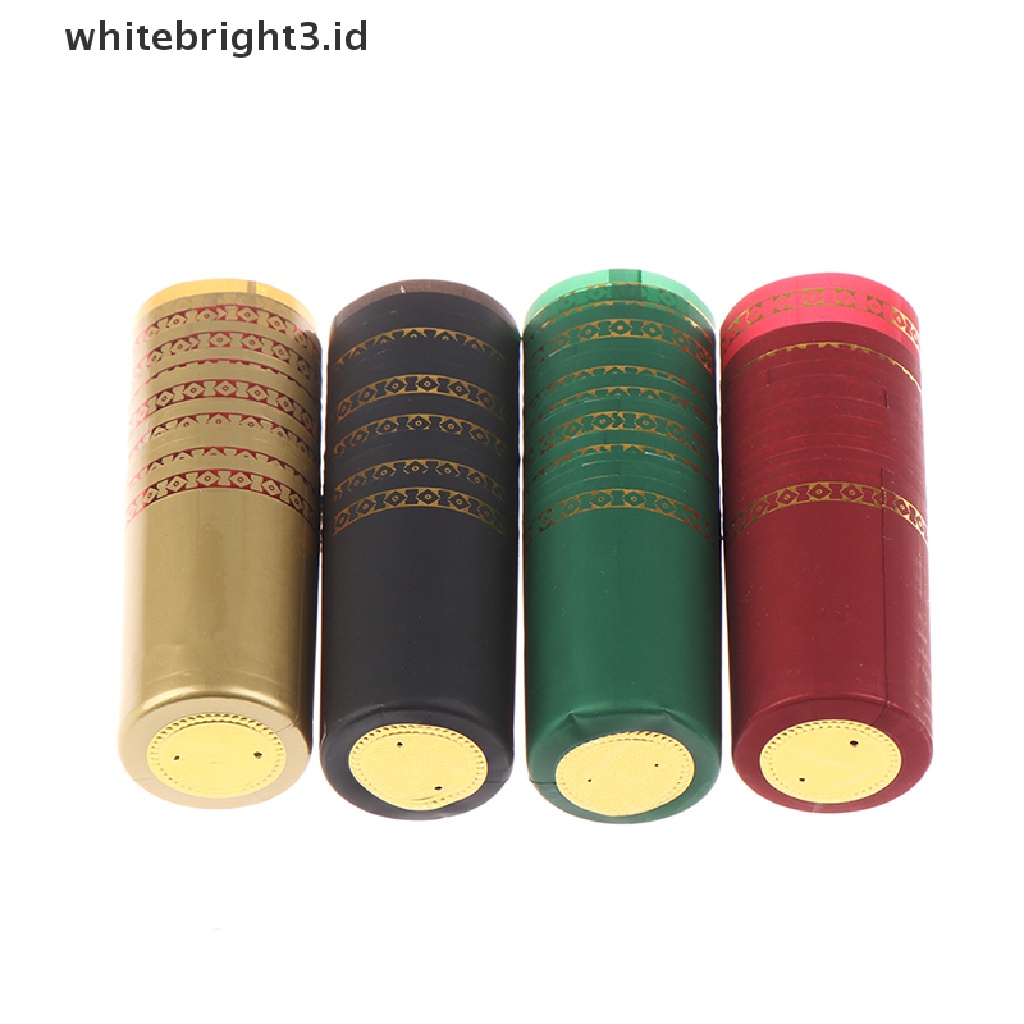 (whitebright3.id) 10pcs Tutup Botol Wine Bahan PVC