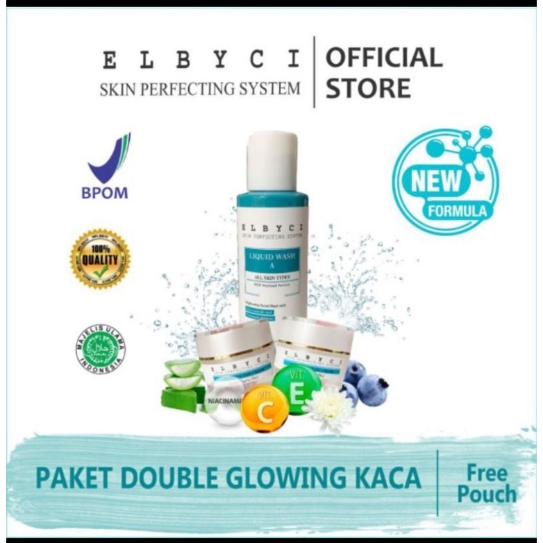 Paket Dobel Glowing Kaca Elbyci