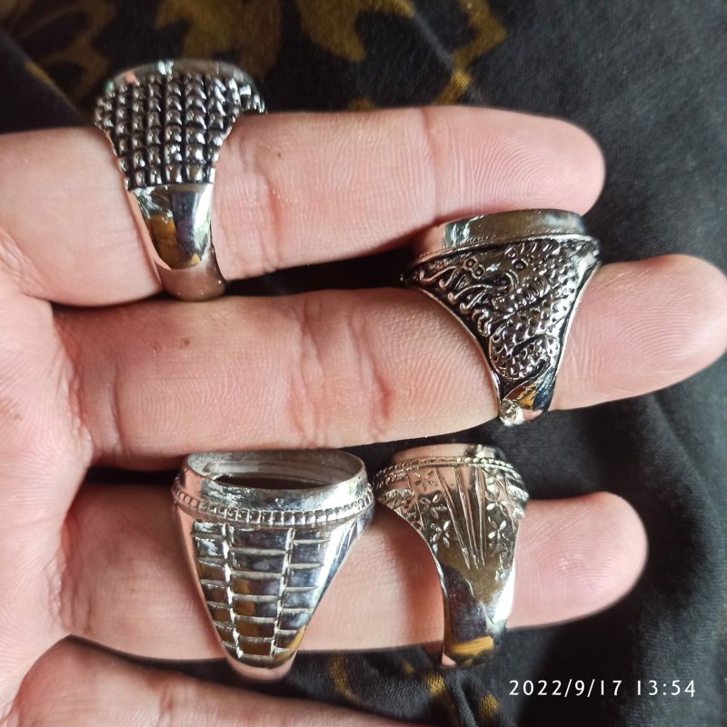 Ring/Emban /Cincin Batu Akik Alpaka