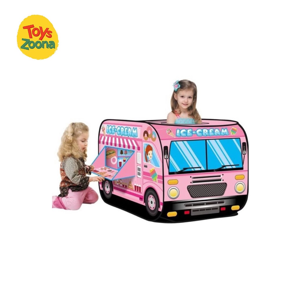 ToysZoona Mainan Tenda Bus Es Krim / Tenda Bus / Tenda Bus Anak / Tenda Anak / Mainan Tenda