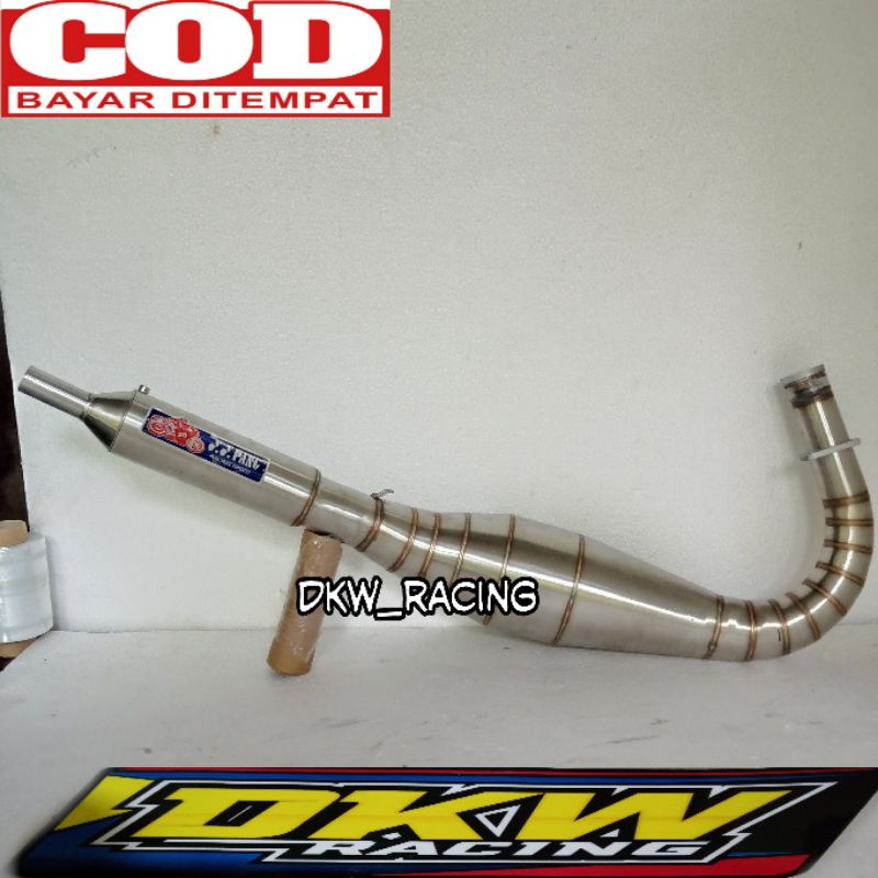 Knalpot YY Pang RX King RX Spesial Telo Kompetisi Stainless
