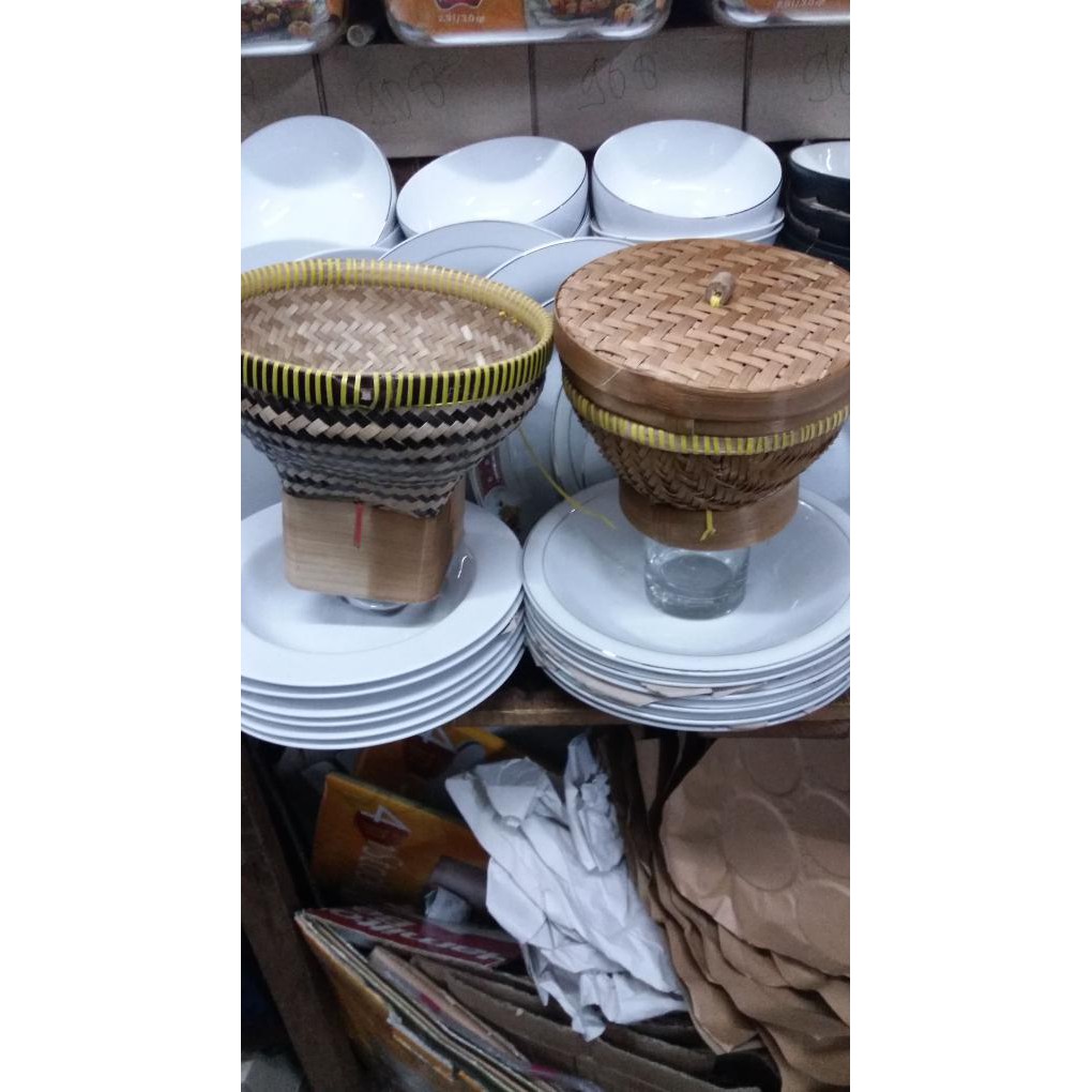 

Terupdate - bakul nasi mini 3-4 porsi /boboko (lurik)