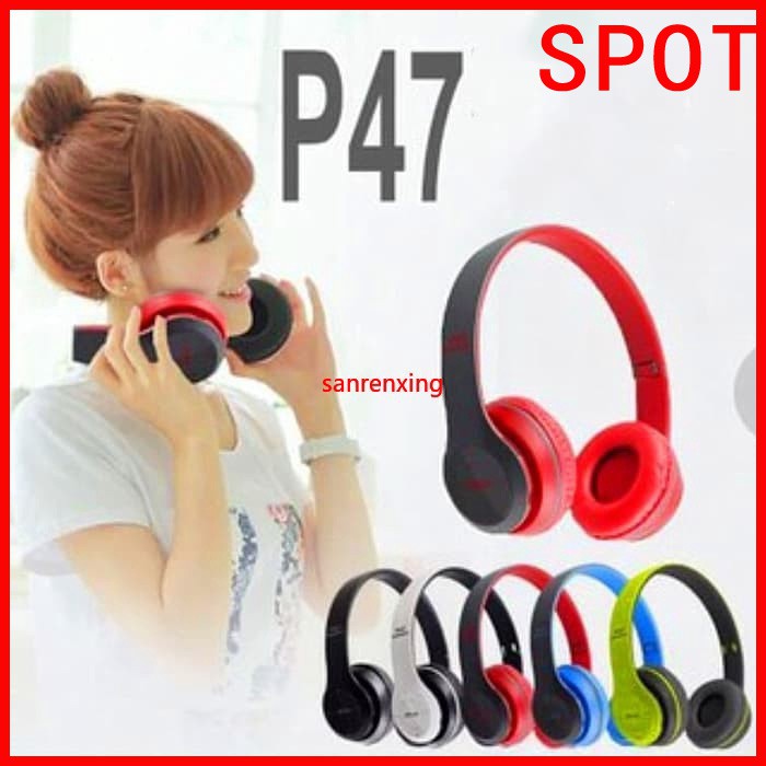 Headphone Bluetooth P47 / Wireless Bluetooth / P47 headset Bluetooth