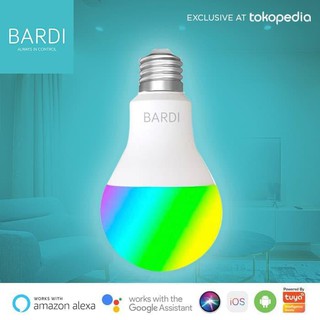 Jual BARDI Smart Lamp 12W RGB WW LED Smart Light Bulb BARDI Lampu