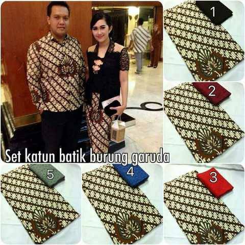 SET KATUN BATIK BURUNG GARUDA