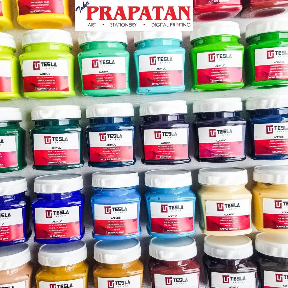 

BTP ➟ Tesla Acrylic Paint / Cat Akrilik Tesla 125 ml ☁☁ (Serba Murah)