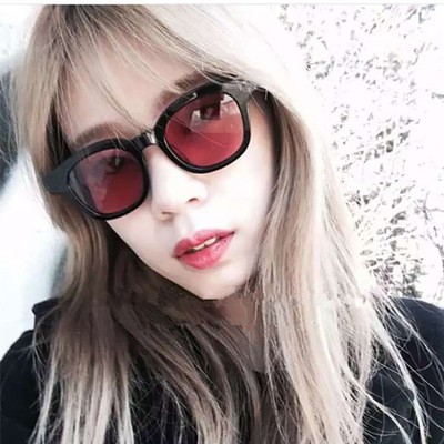 【Ready Stock】 Kacamata Bingkai Retro Persegi Kecil Wanita/Pria Dengan Lensa Warna-warni-3