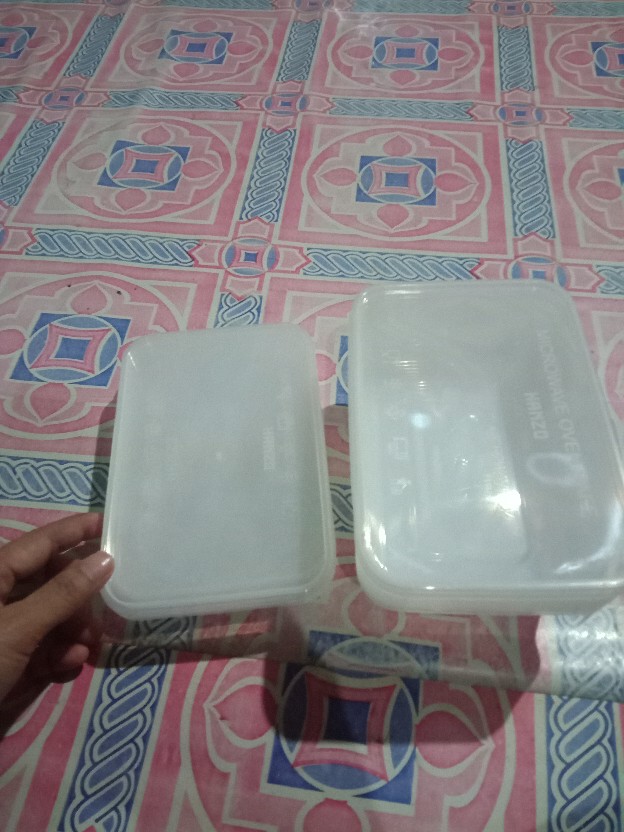Isi 10 Thinwall Kotak Makan Box Makanan Plastik Bening 750ml