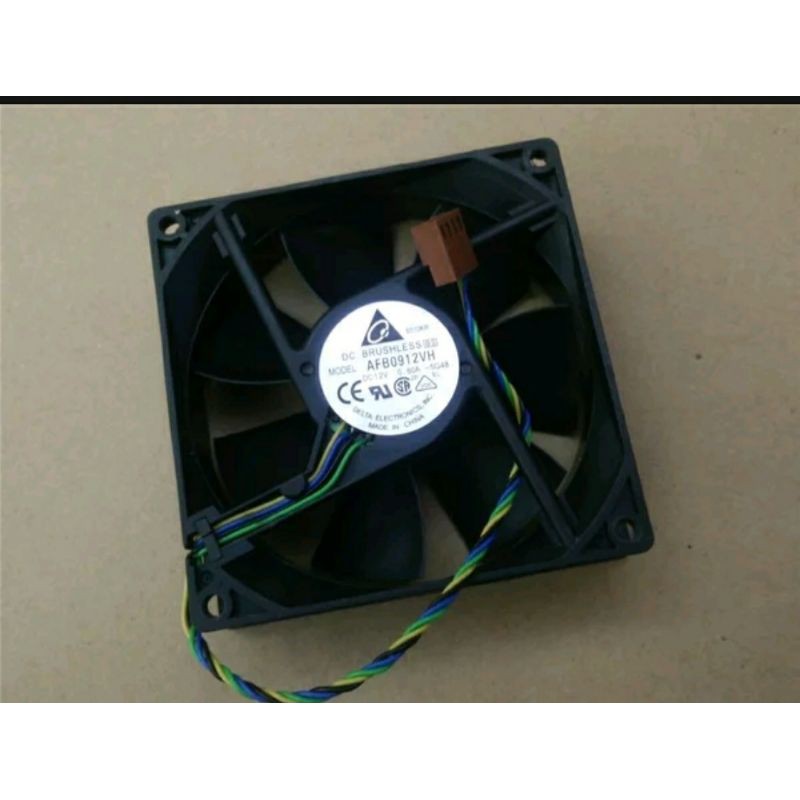FAN DELTA 9CM DC. 12V 0.60A 4PIN HIGH SPEED