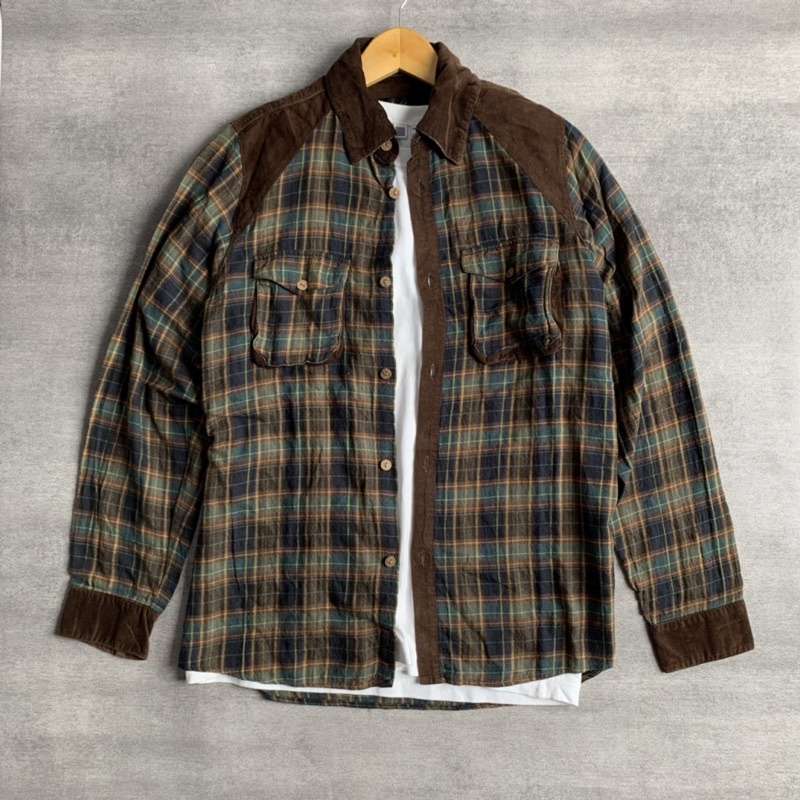 Japan Brand Shapei Curduroy Flanel & Tamaya Quilted Jacket