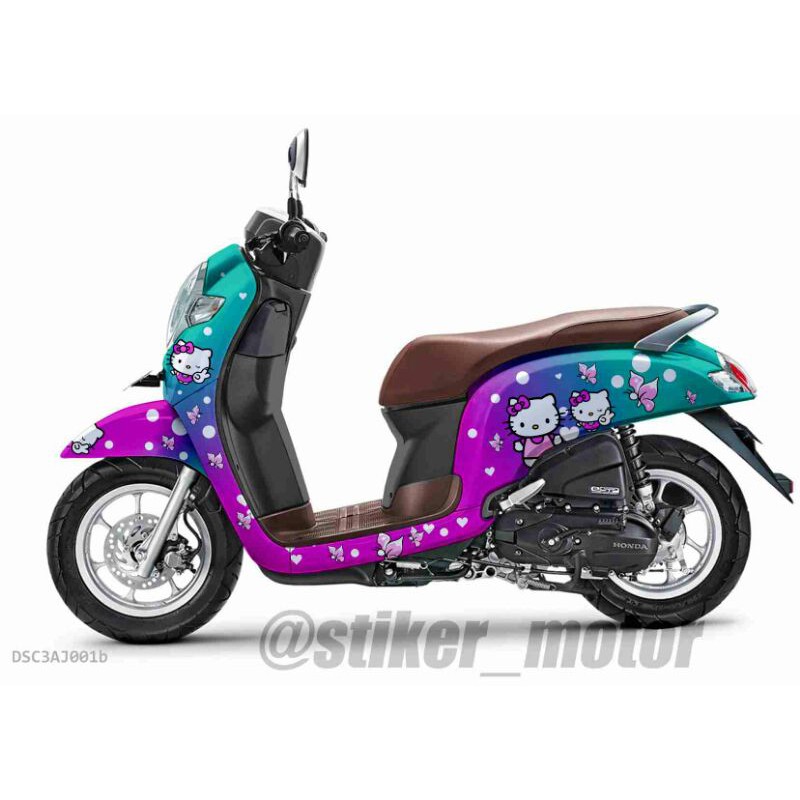 decal scoopy stylish hello kitty