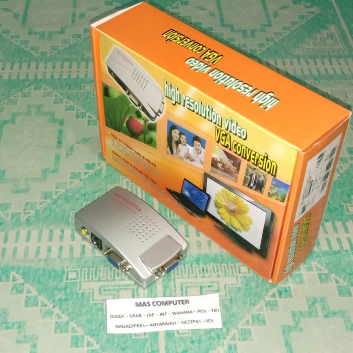 

Premium Converter Vga To S Vidio Av/Rca Cctv Converter