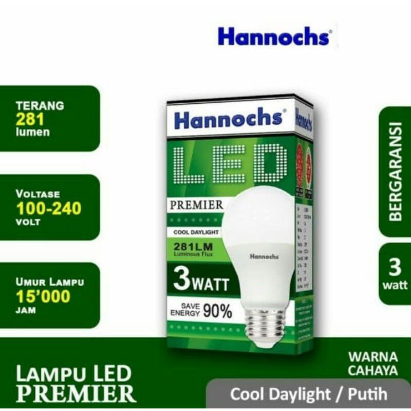 Lampu LED Hannochs PREMIER 3 Watt