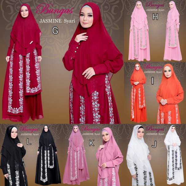 SALE Gamis JASMINE  Original by BUNGAS