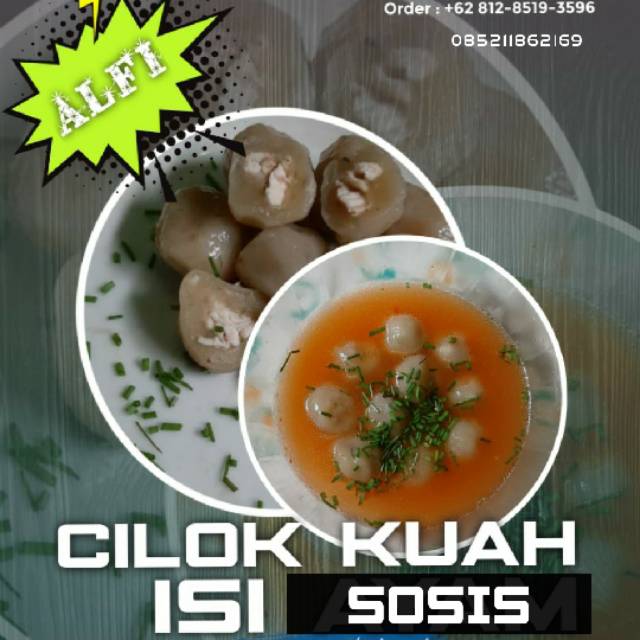 

Cilok kuah isi sosis