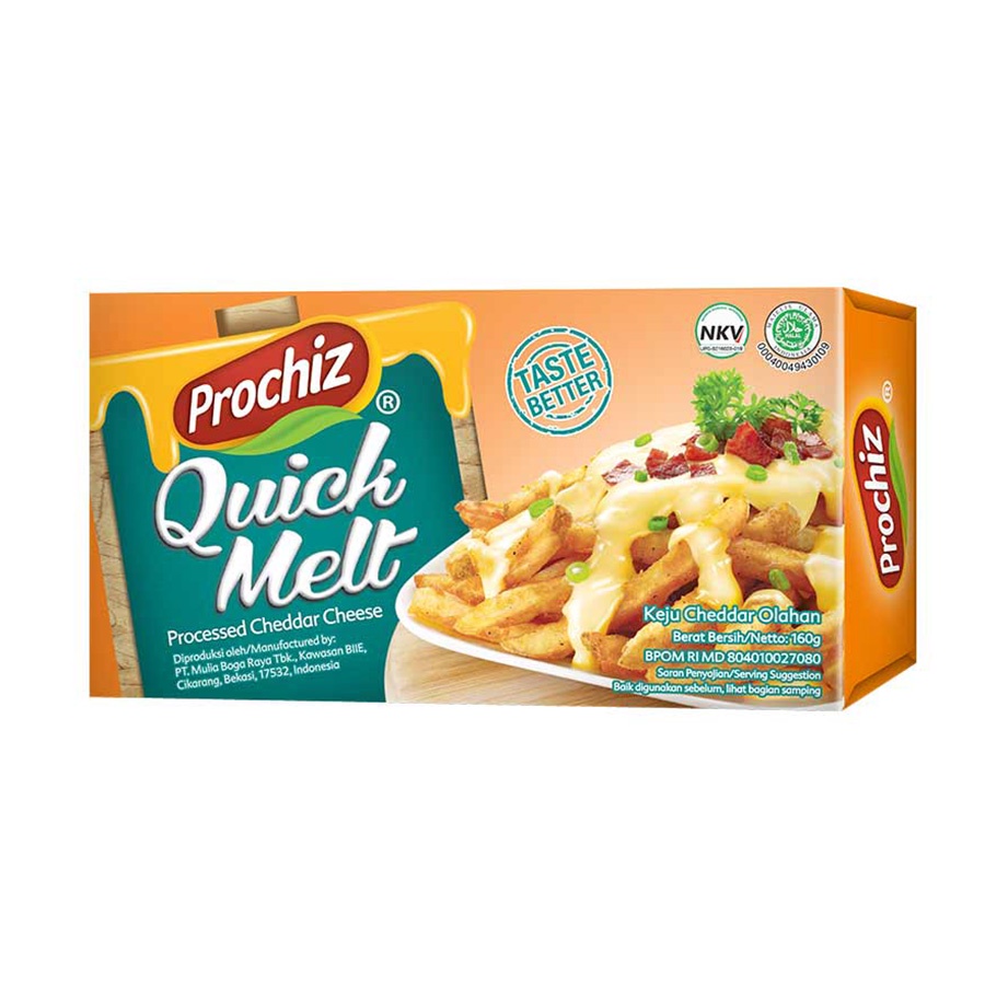 

PROCHIZ Quick Melt Cheese 160g - Keju Mudah Lumer / Leleh