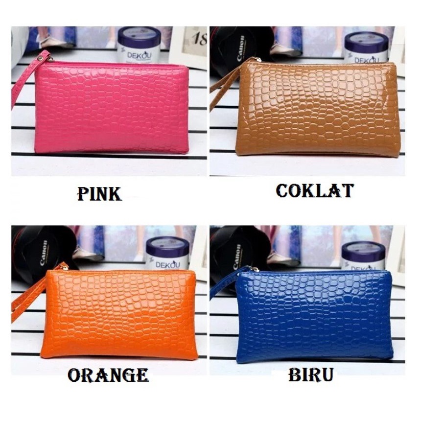 PA Dompet / Pocket Wanita Hp Koin Serbaguna Polos Model Bintik Impor Murah / TF056