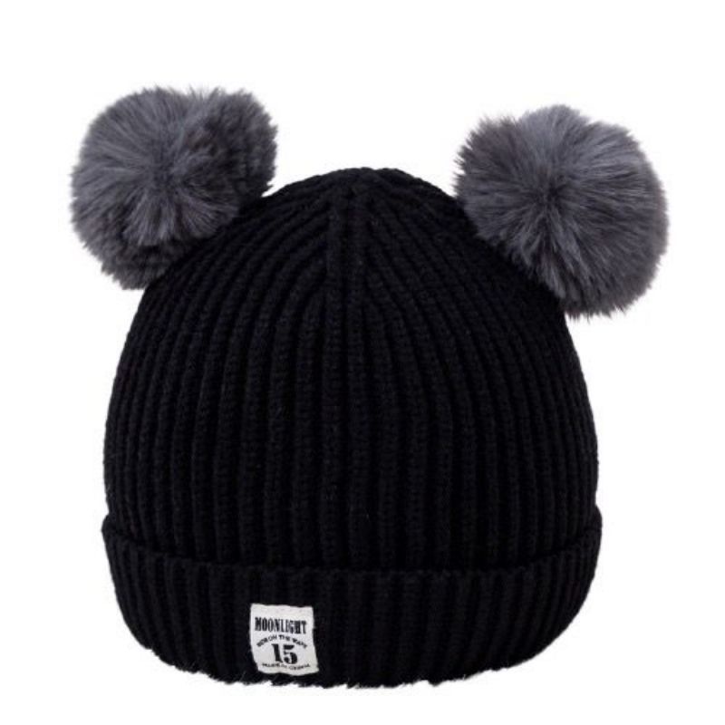 Topi kupluk rajut anak bayi pom pom premium |fashion