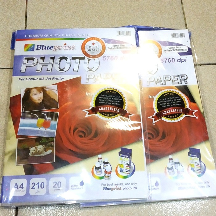 

KERTAS PHOTO UKURAN A4 KETEBALAN 210 GRAM ISI 20 LEMBAR GLOSSY FHOTO