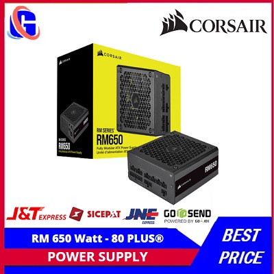 PSU CORSAIR RM650 RM-650 Watt - 80 PLUS® Gold Certified Fully Modular