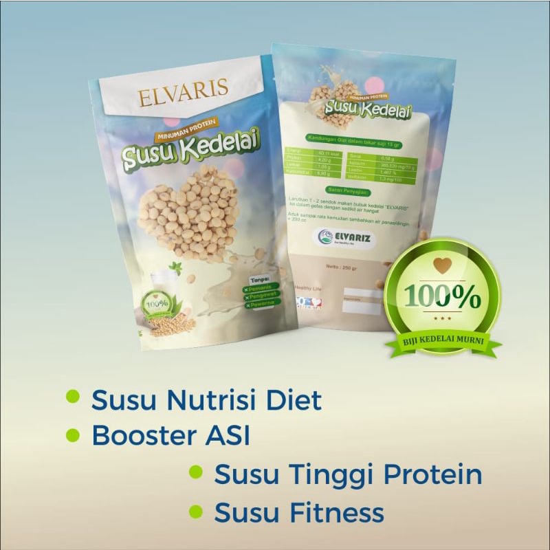 

Susu Kedelai Tinggi Protein Rendah Gula ( Non GMO / Bukan Impor / susu kedelai murni)